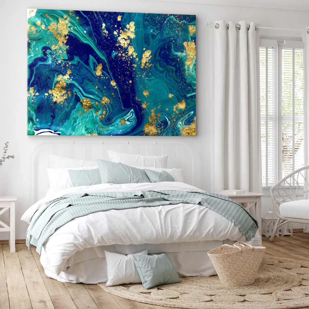 Vászonkép - Nap pelyhek  - 100x70 cm