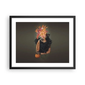 Poszter fehér keretben - Egy boszorkány mágiája - 50x40 cm