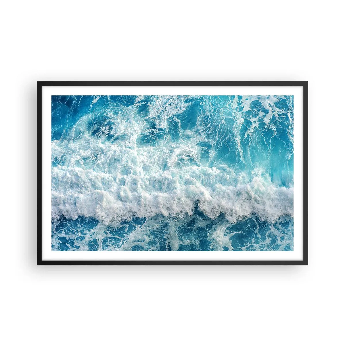 Poszter fehér keretben - Vidáman és ugrálva - 91x61 cm