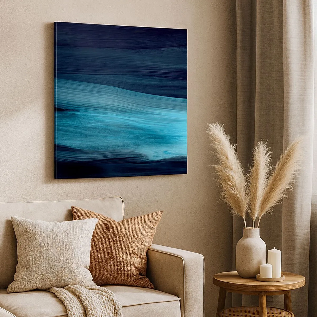 Vászonkép - Ússz az árral - 30x30 cm