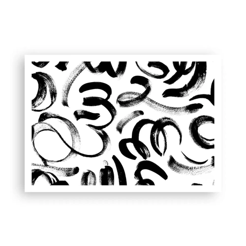 Poszter - Feketén-fehéren - 100x70 cm