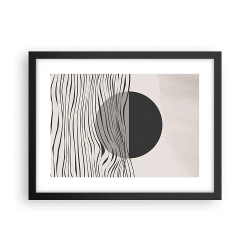 Poszter fehér keretben - A feles kompozíciója - 40x30 cm