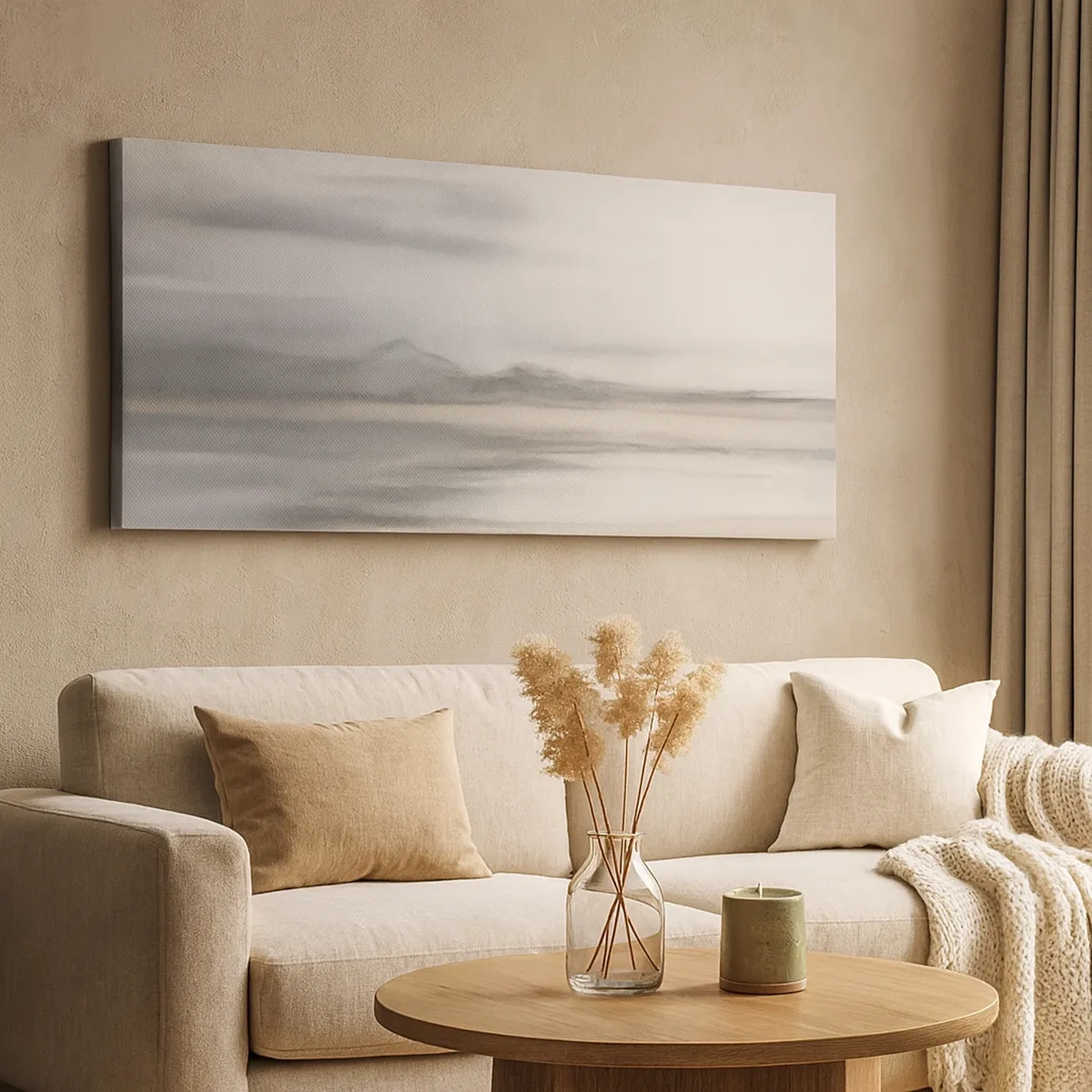 Vászonkép - Gondolkodó távolság - 30x30 cm