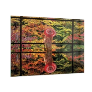 Üveg kép - A természet templomában - 100x70 cm