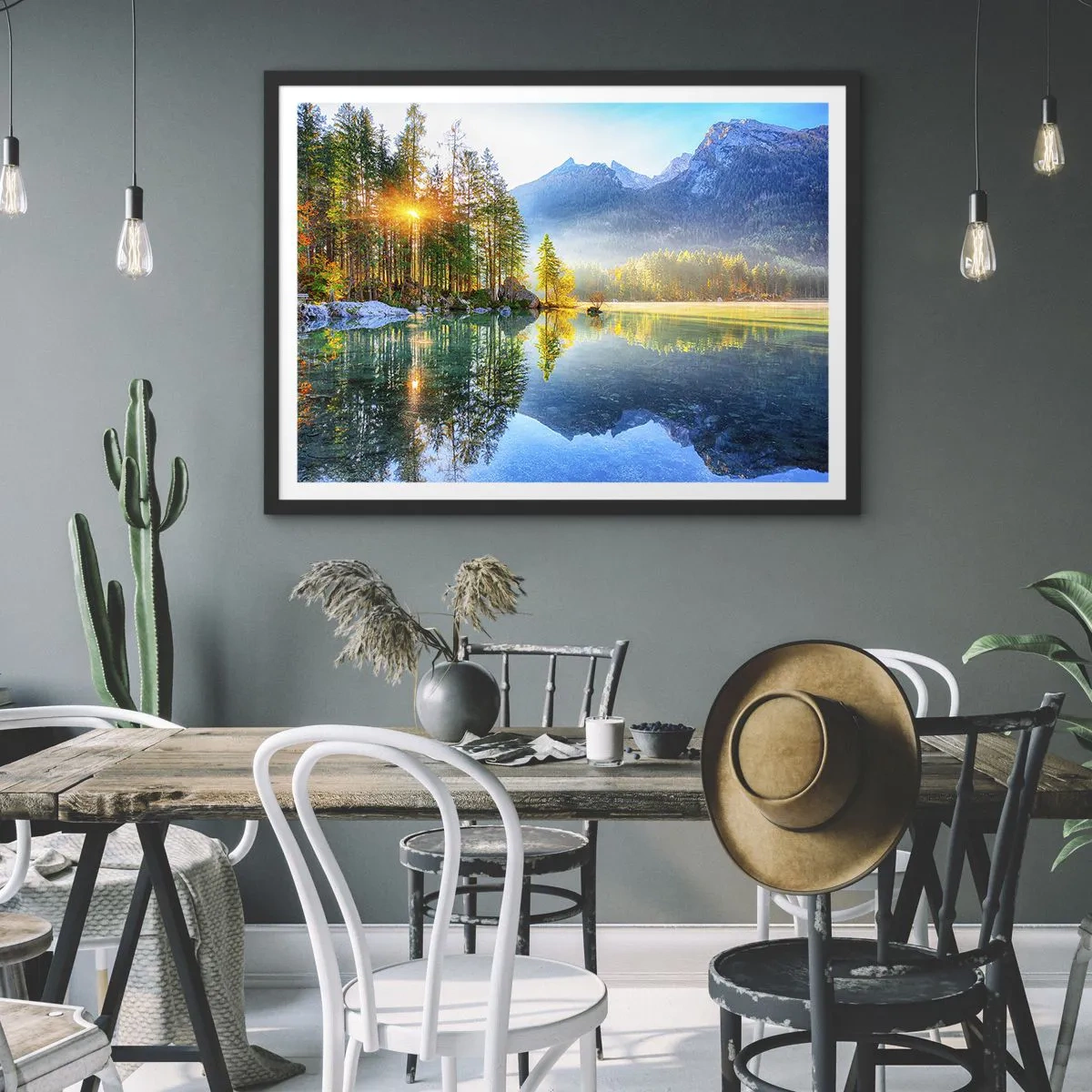 Poszter fehér keretben - Fenség és édesség - 70x50 cm