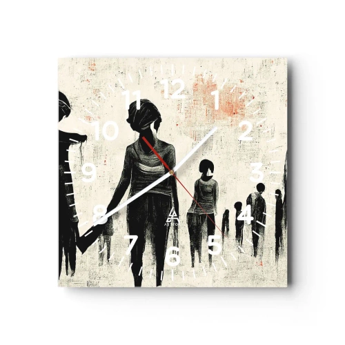 Falióra, Óra - A magány ellen - 30x30 cm