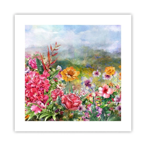 Poszter - A kert, amelyik megőrült - 40x40 cm