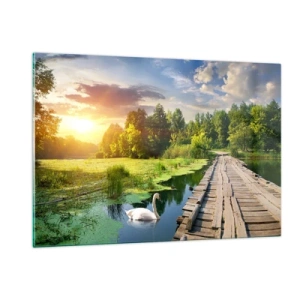 Üveg kép - Nyár, mindenhol nyár - 120x80 cm