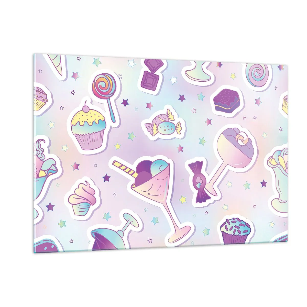 Üveg kép - Hogy minden nap születésnap legyen - 120x80 cm