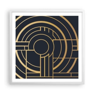 Poszter fekete keretben - A dolgok fordulatai - 60x60 cm