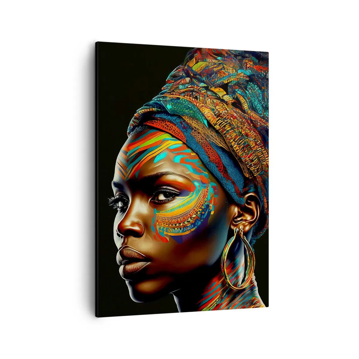 Vászonkép - Afrikai királynő - 50x70 cm