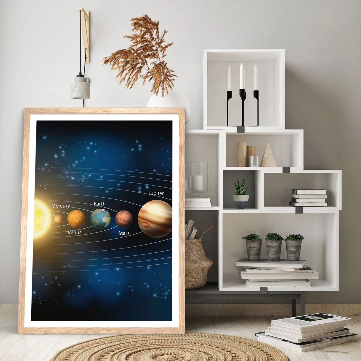 Poszter világos tölgy keretben - Egy a tízből - 70x100 cm