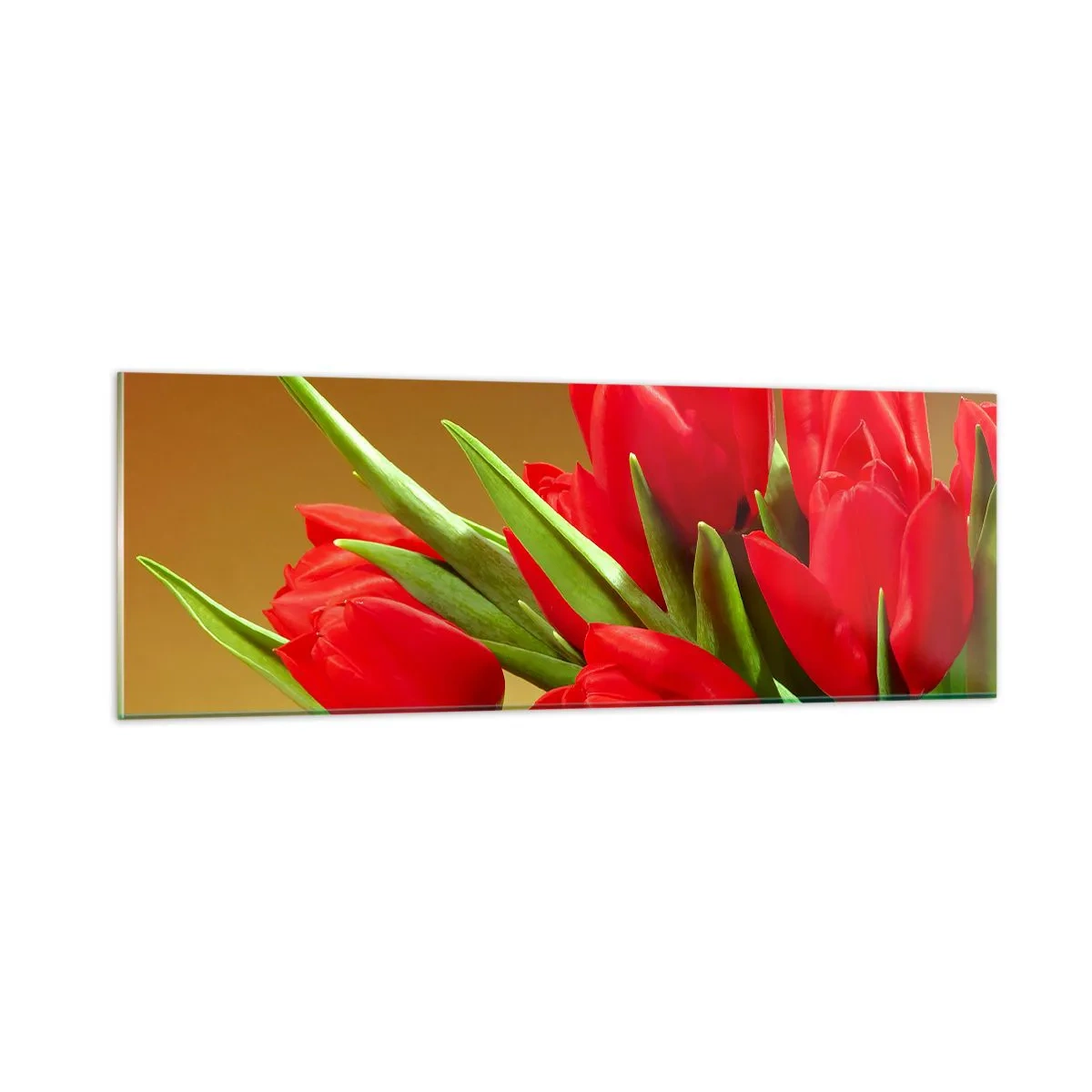 Üveg kép - Egy csokor tavaszi öröm - 90x30 cm