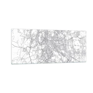 Üveg kép - Római kör - 100x40 cm