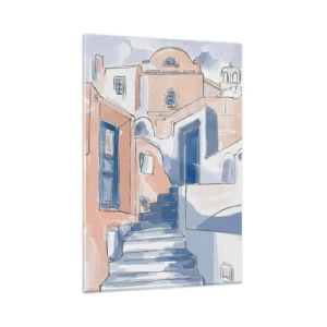 Üveg kép - Egzotikus város - 70x100 cm