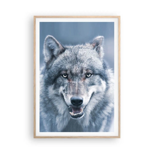 Poszter világos tölgy keretben - Vállalod a kihívást? - 70x100 cm