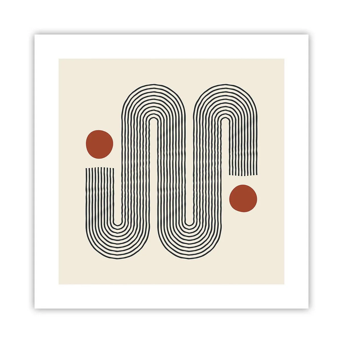 Poszter - Elejétől végéig - 40x40 cm