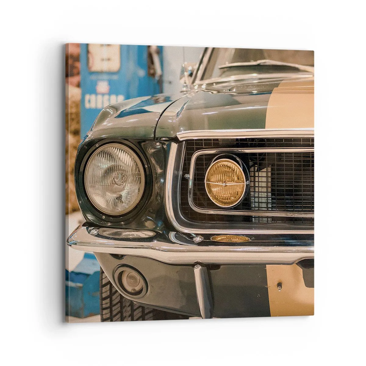 Vászonkép - Találkozás a legendával - 70x70 cm