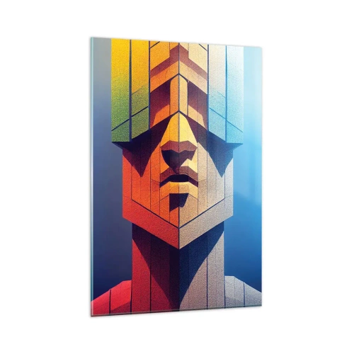 Üveg kép - Az elvek embere - 80x120 cm