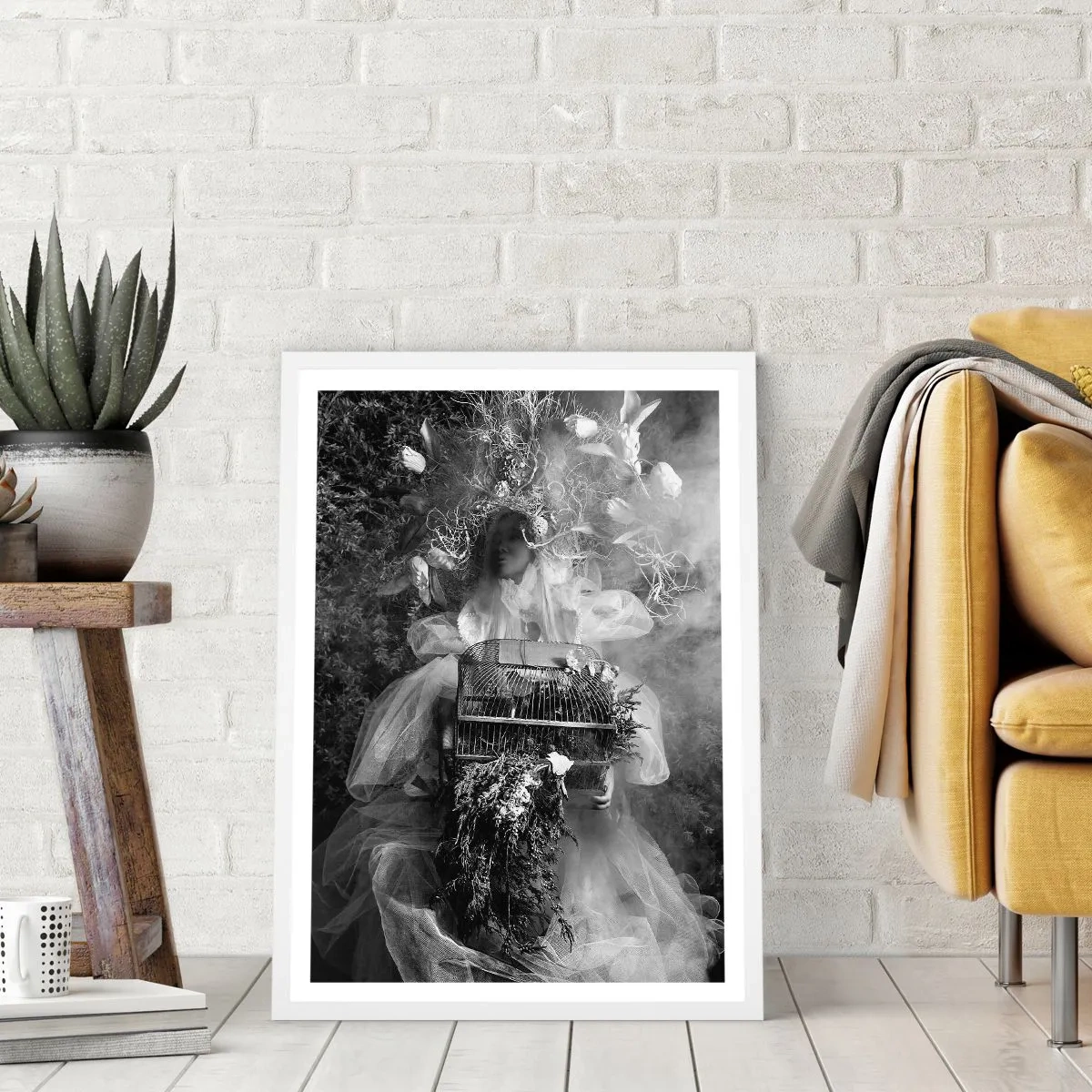 Poszter fekete keretben - Maga az Anya – Természet - 50x70 cm