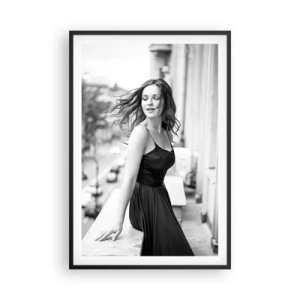 Poszter fehér keretben - Biztosan párizsi - 61x91 cm