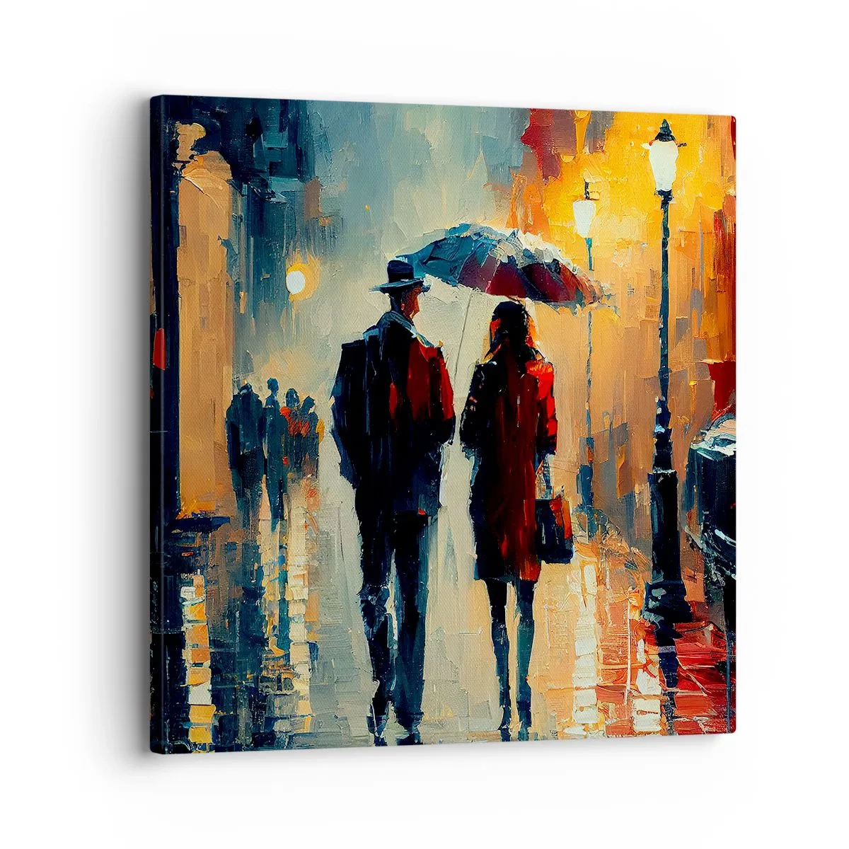 Vászonkép - Városi love strory - 30x30 cm