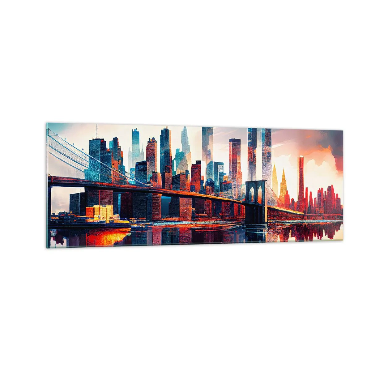Üveg kép - Fenomenális New York - 140x50 cm