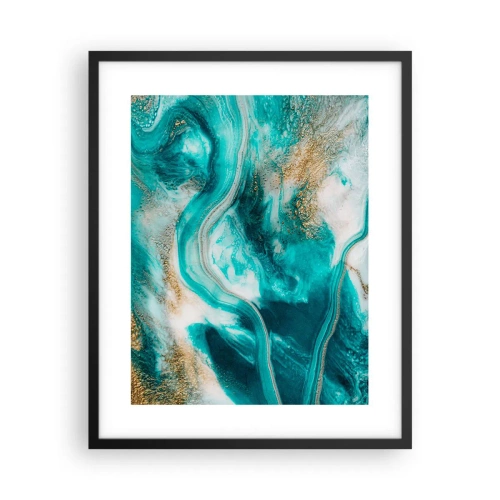 Poszter fehér keretben - Az arany folyó - 40x50 cm