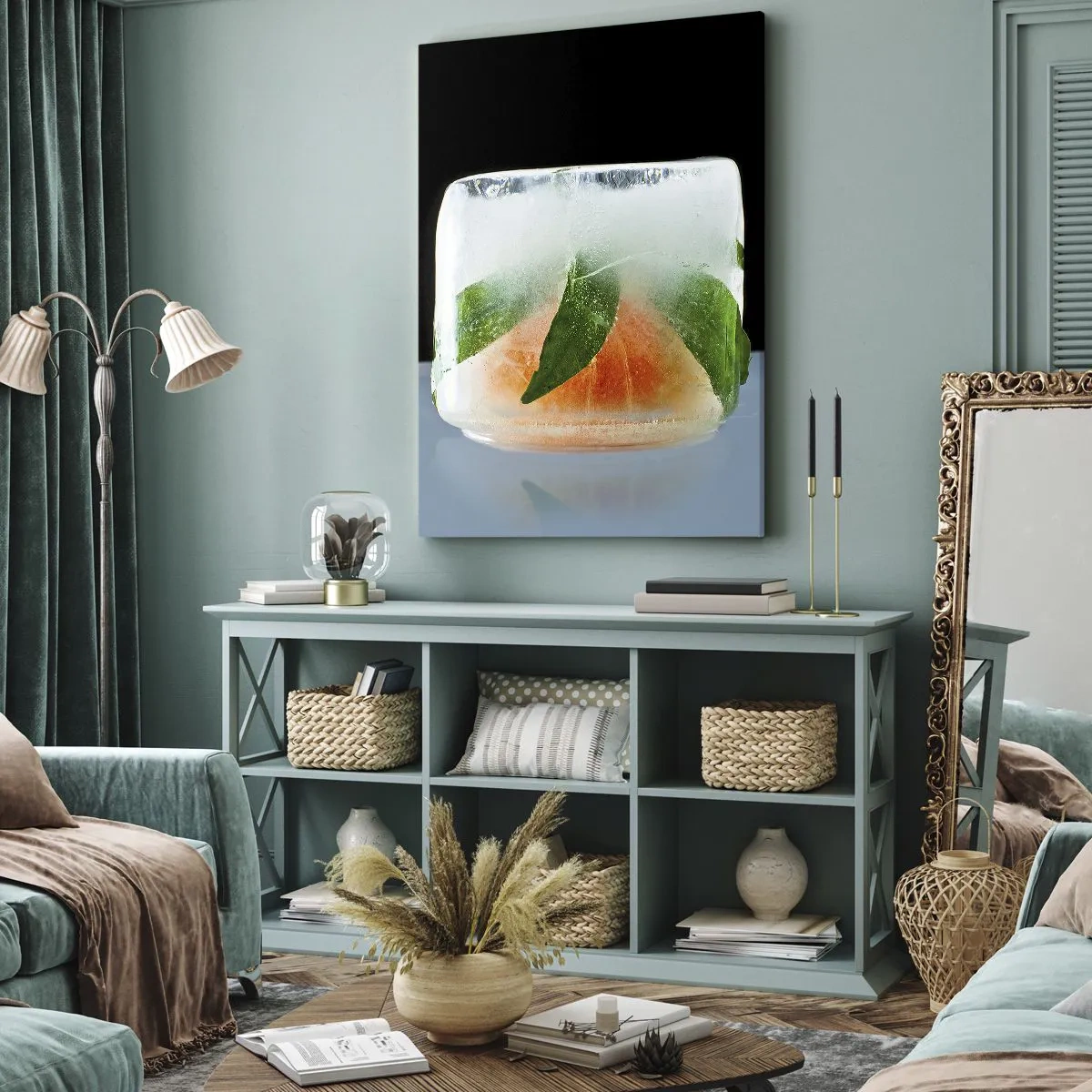 Vászonkép - Friss és hűvös - 55x100 cm