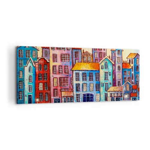 Vászonkép - Egy város, mint egy tündérmese - 100x40 cm