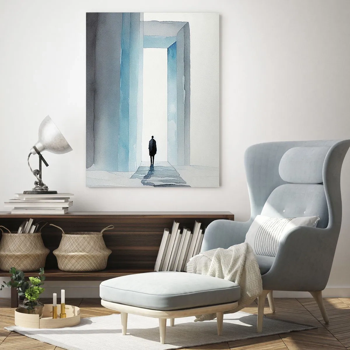 Üveg kép - Élj korlátok nélkül - 80x120 cm