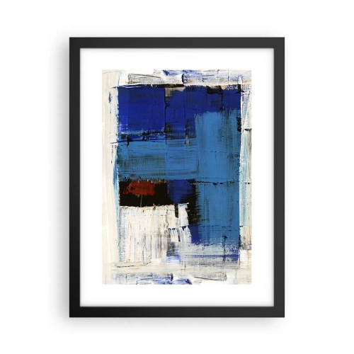 Poszter fehér keretben - A kék titka - 30x40 cm