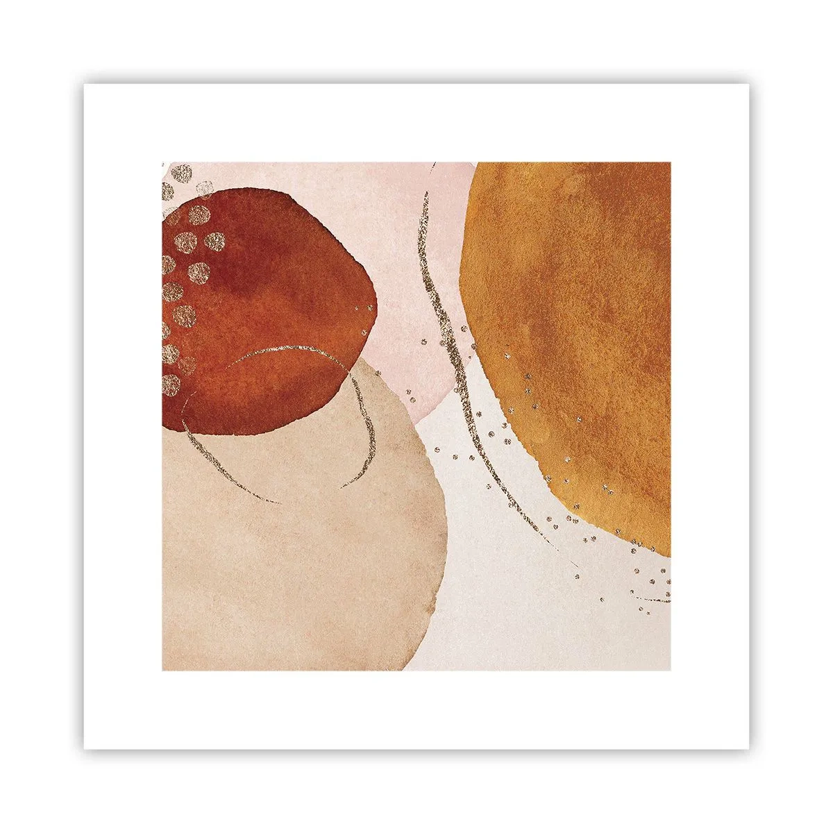 Poszter - Gömbölyűség és mozgás - 30x30 cm