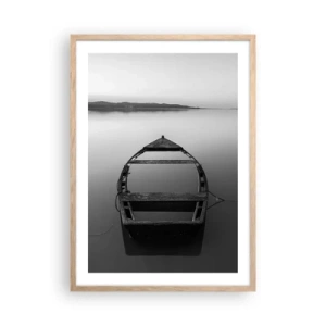 Poszter világos tölgy keretben - Vágyódás és melankólia - 50x70 cm