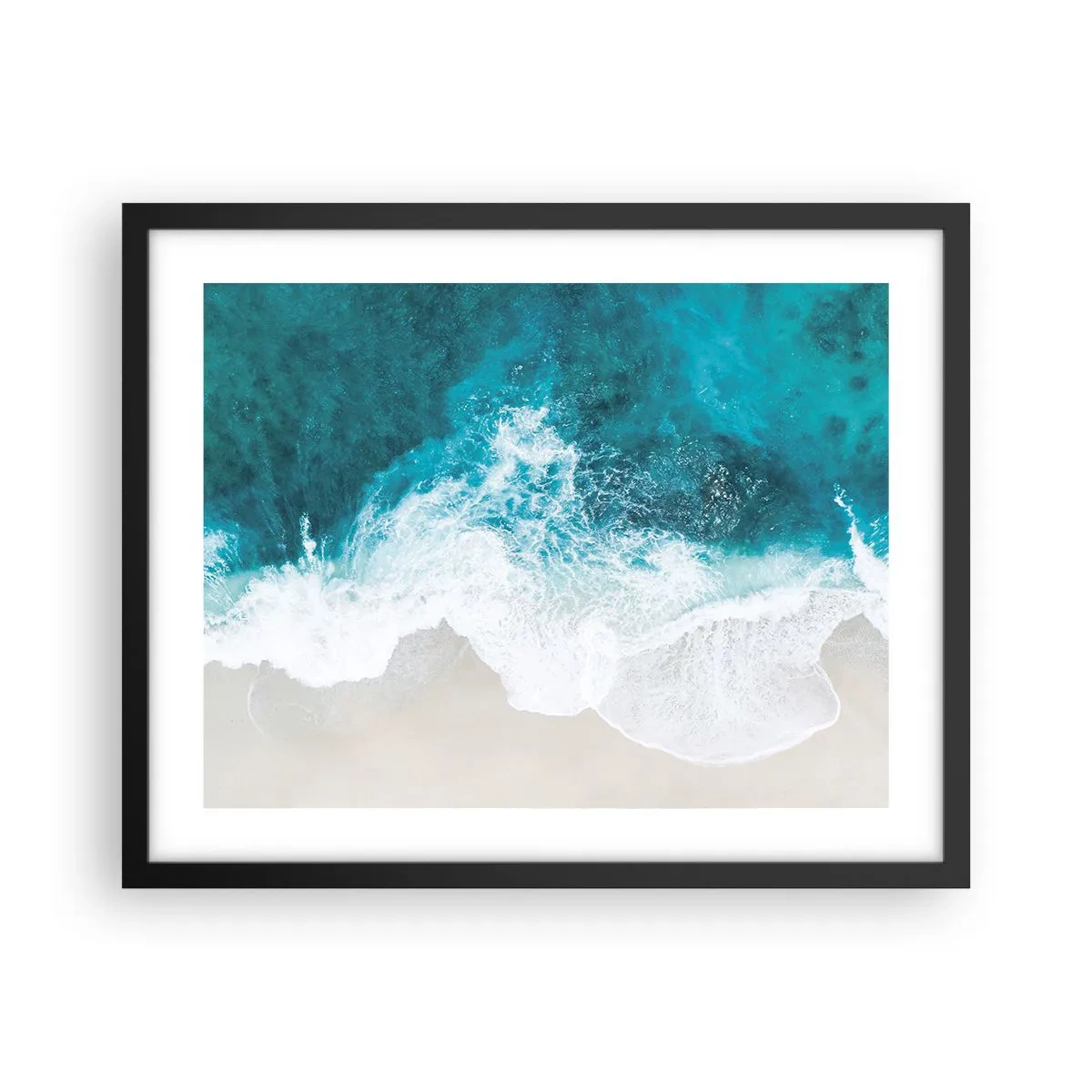 Poszter fehér keretben - Természetes simogatás - 50x40 cm