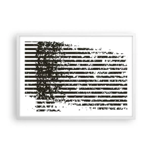 Poszter fekete keretben - Ritmus és zaj - 70x50 cm