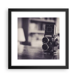 Poszter fehér keretben - Egy régi fénykép varázsa - 30x30 cm