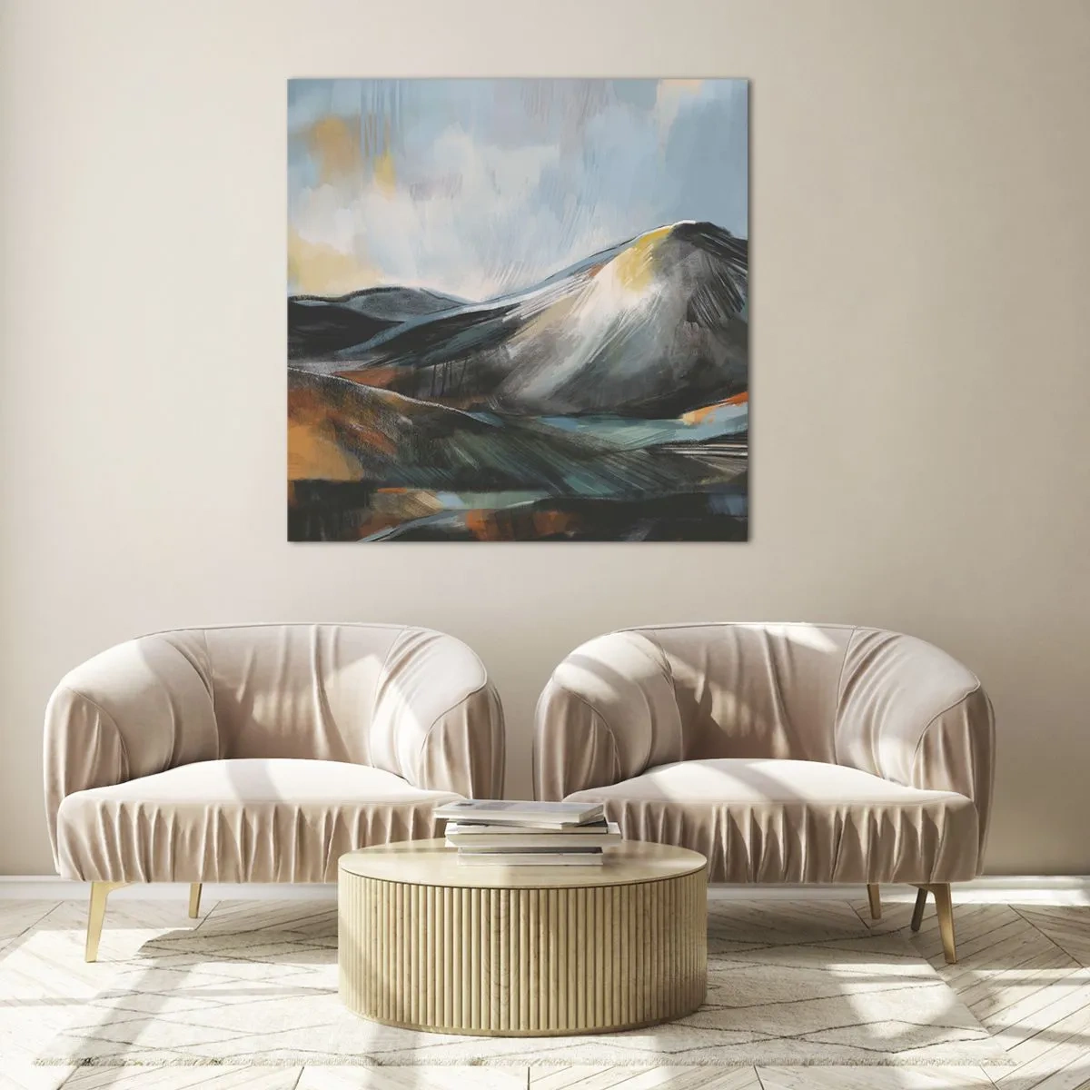 Üveg kép - Nyers és gyönyörű - 30x30 cm