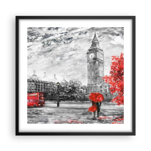 Poszter fehér keretben - Izgalmas nap - 50x50 cm