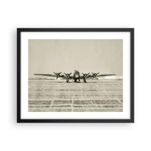 Poszter fehér keretben - Mint mindig készen - 50x40 cm