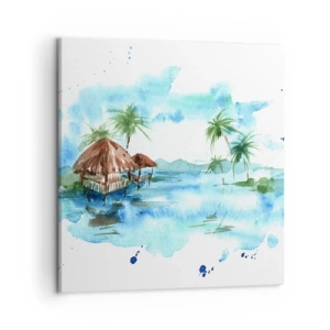 Vászonkép - Valahol a Csendes-óceánon - 50x50 cm