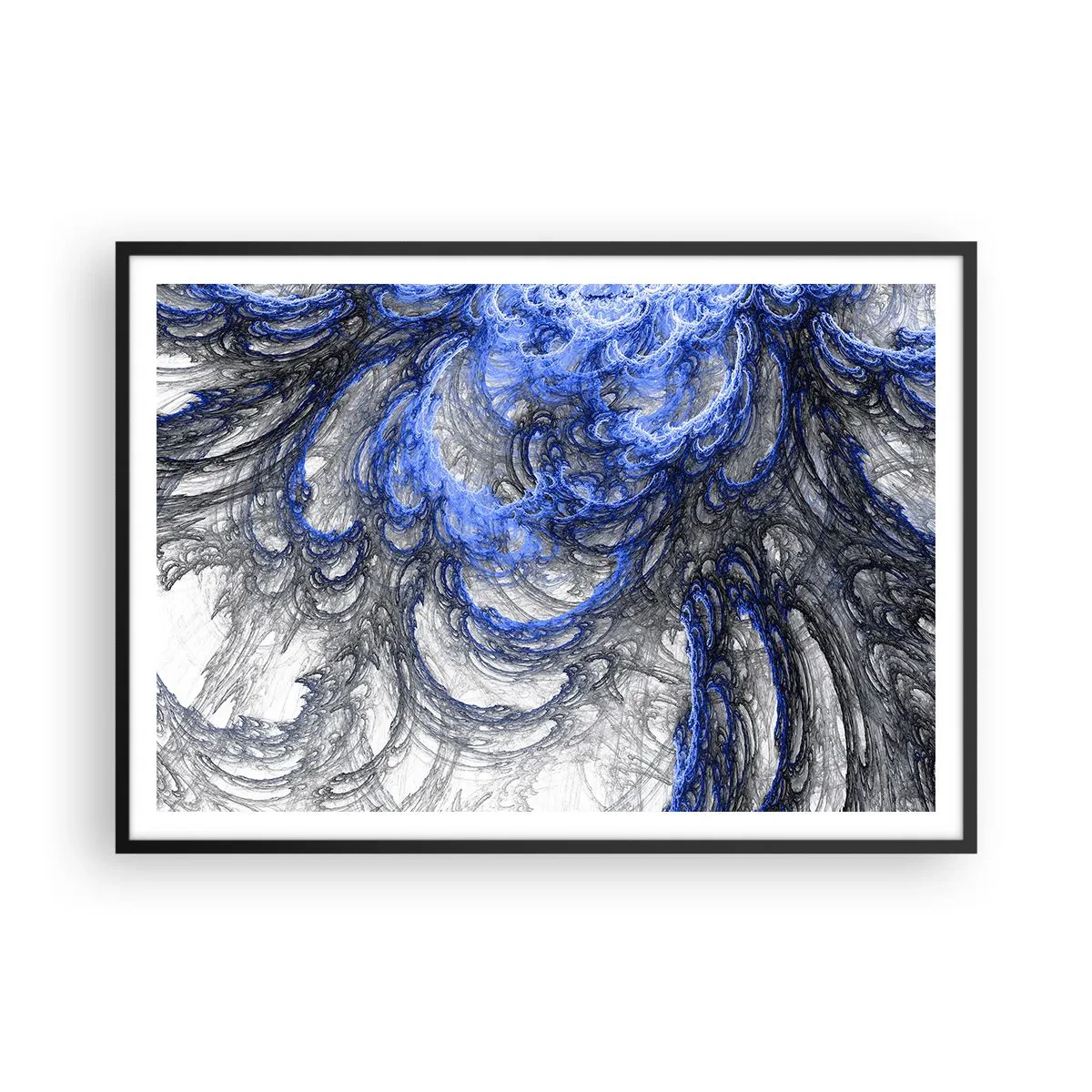 Poszter fehér keretben - Egy hullám születése - 100x70 cm