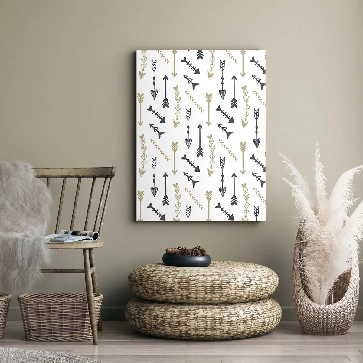 Vászonkép - Az íjász álma - 70x100 cm