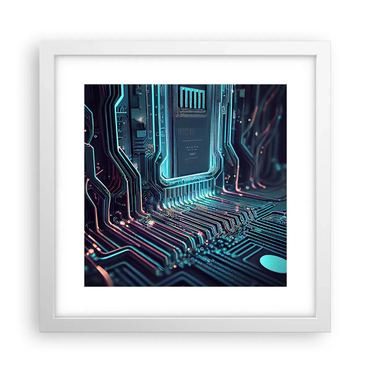 Poszter fekete keretben - Úgy gondolom... - 30x30 cm