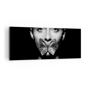 Vászonkép - Pillangó csókja - 100x40 cm