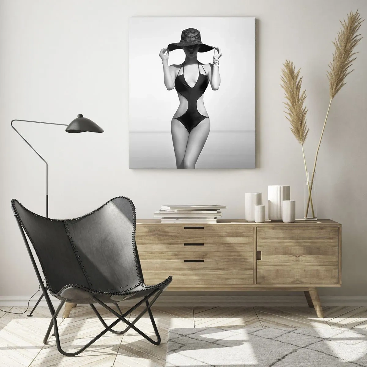 Üveg kép - A nevem Elegance - 50x70 cm