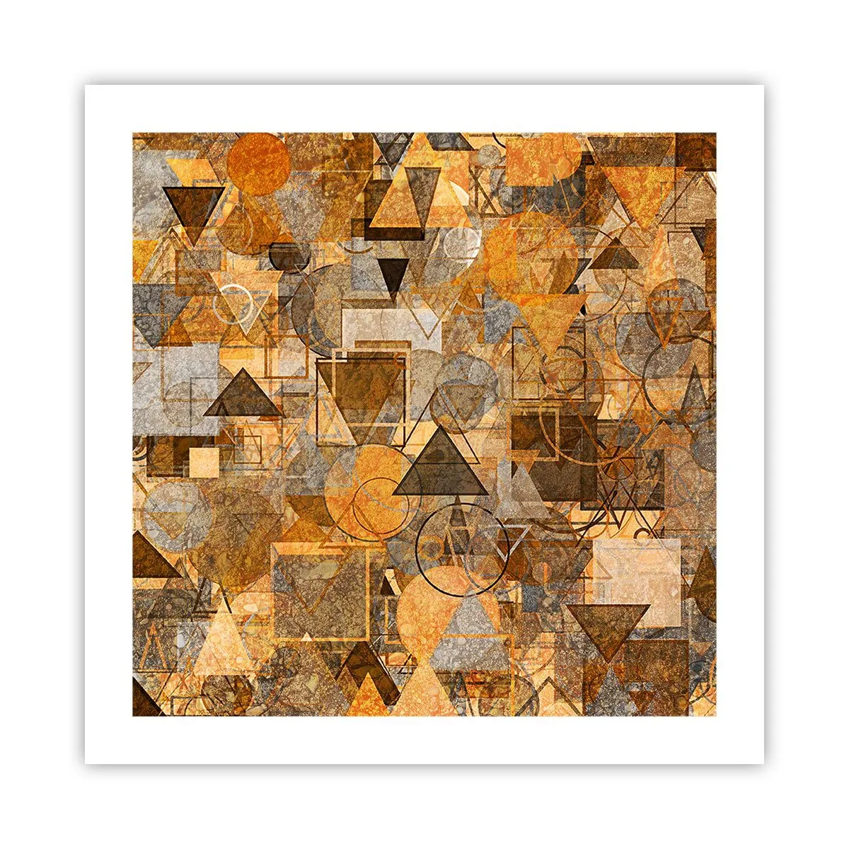 Poszter - Formában a világ - 50x50 cm