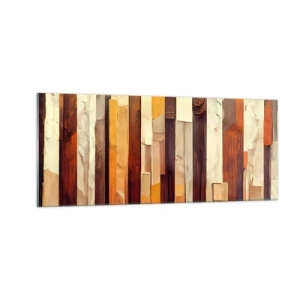 Üveg kép - Az erdei fák himnusza - 100x40 cm