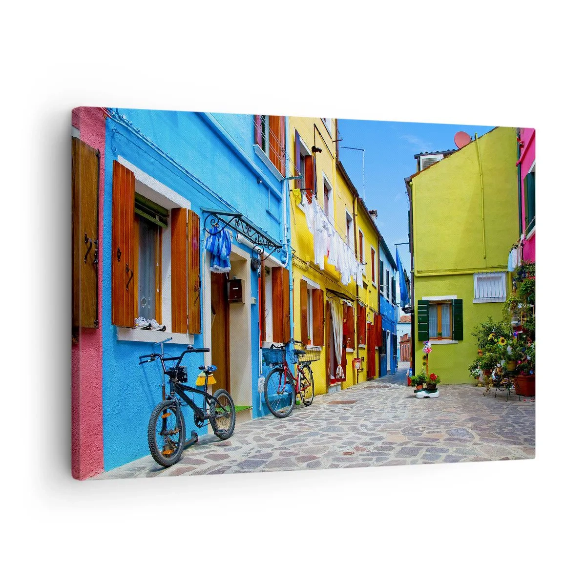 Vászonkép - Pasztell, édes sikátor - 70x50 cm
