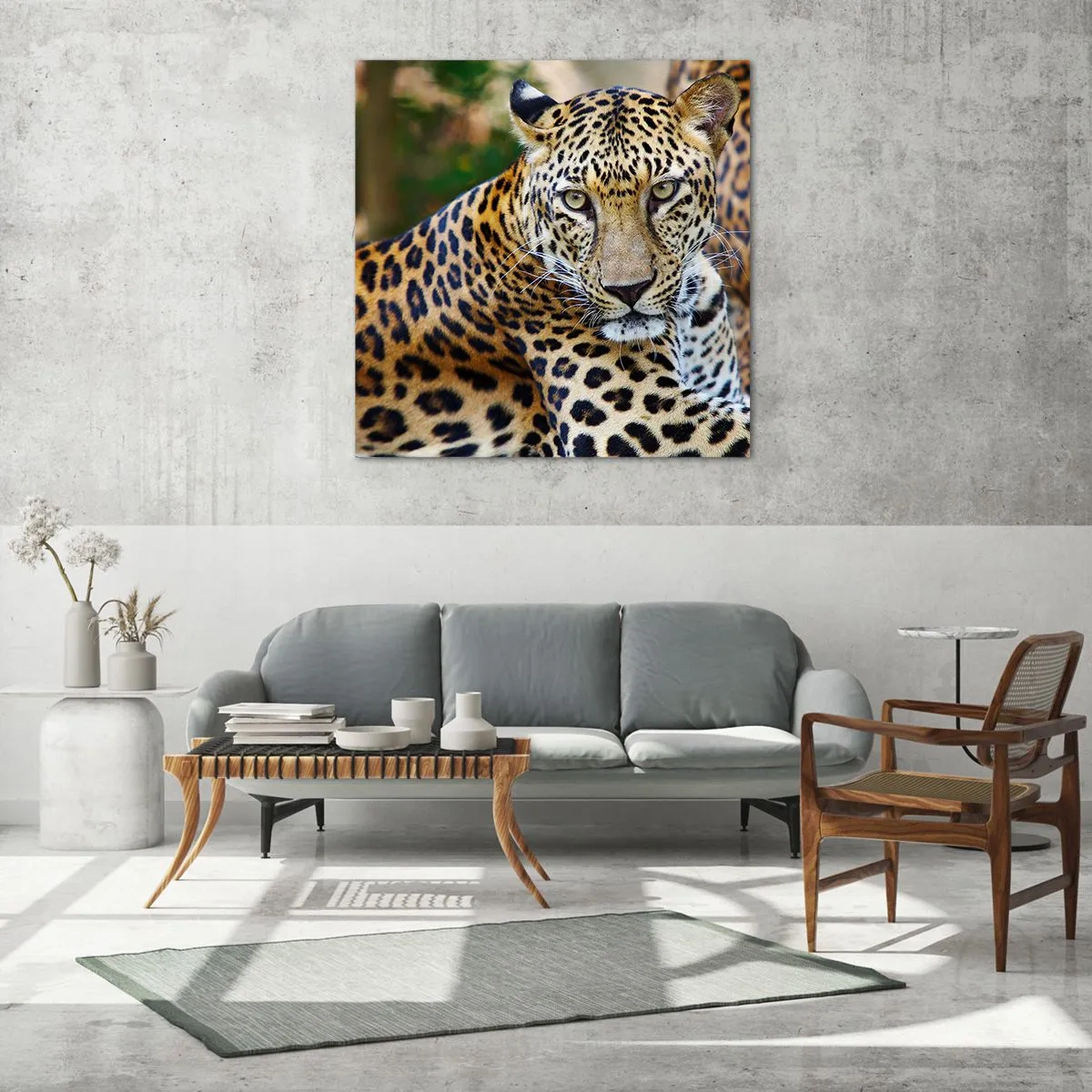 Üveg kép - Vad és nyugott - 30x30 cm